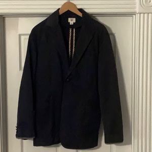 Mens Blue Soft Cotten Casual Sport Coat